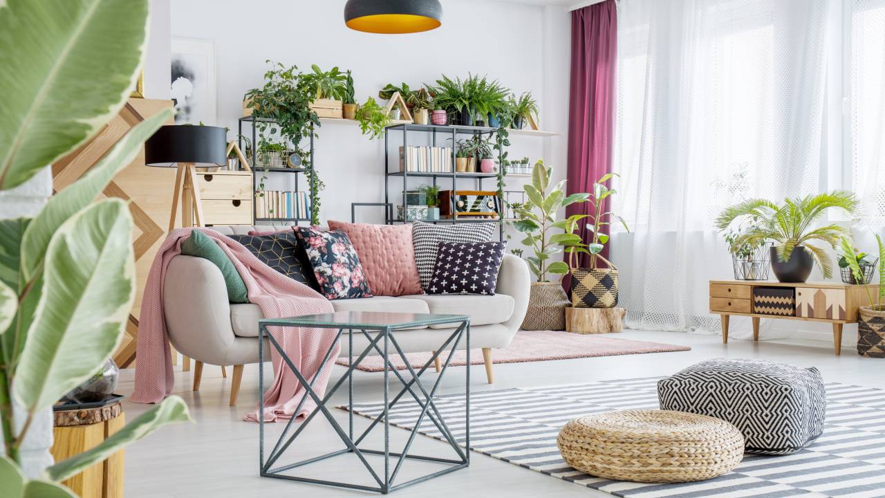 Decoração com plantas