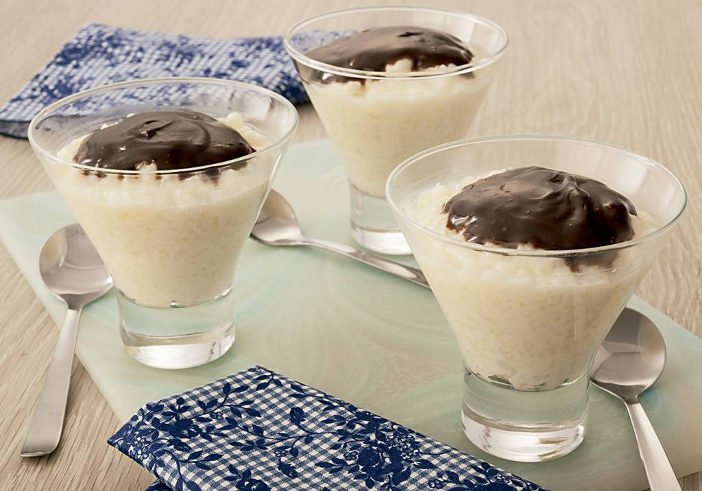 Taça de tapioca e coco