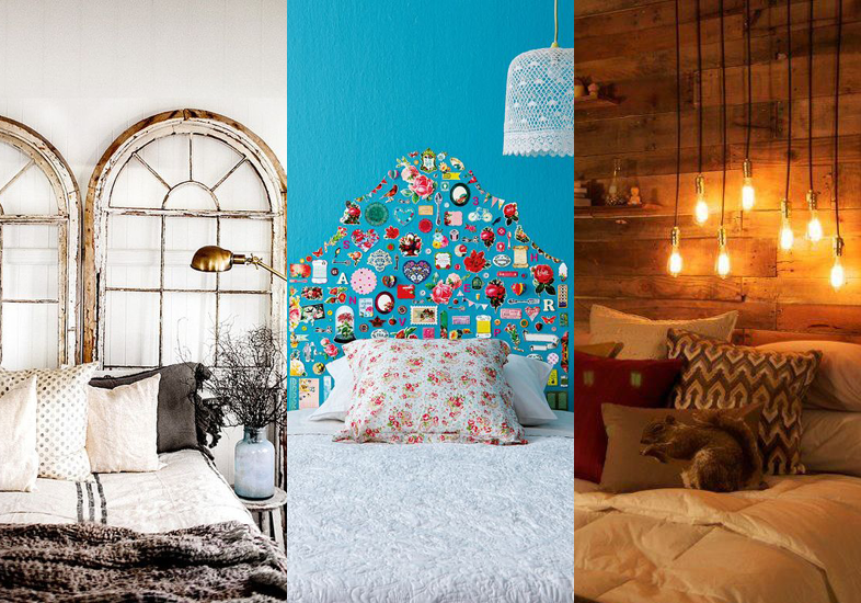 5 cabeceiras de cama criativas para se inspirar