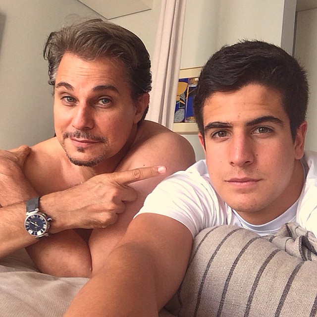 Filho de Edson, Enzo Celulari, raspa o cabelo para homenagear o pai diagnosticado com câncer