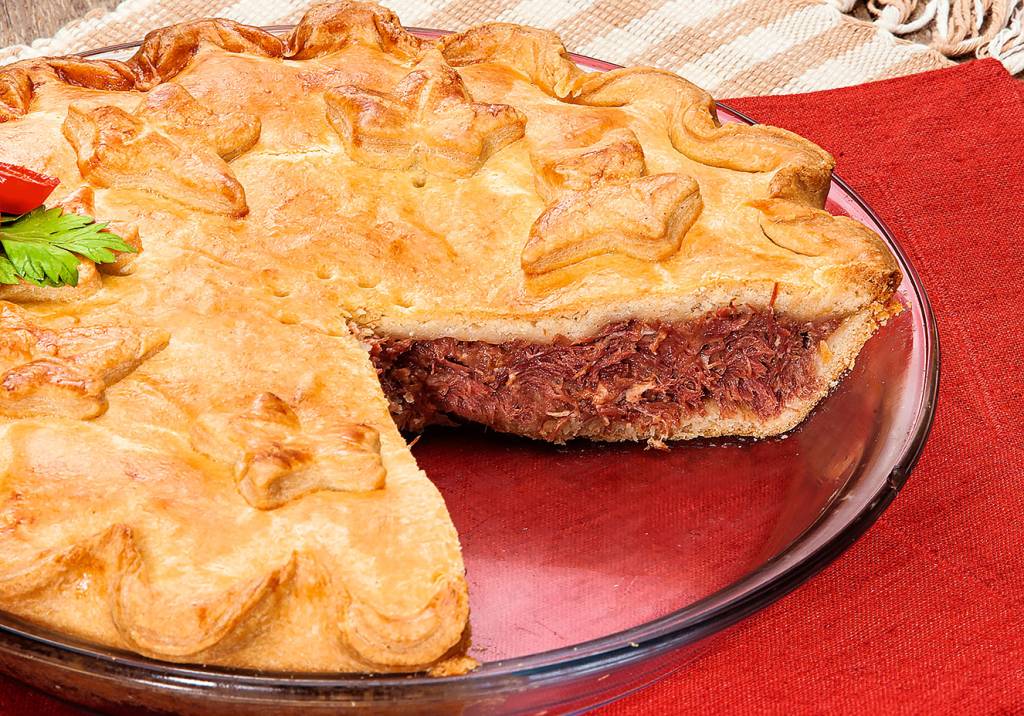 Empadão de carne-seca