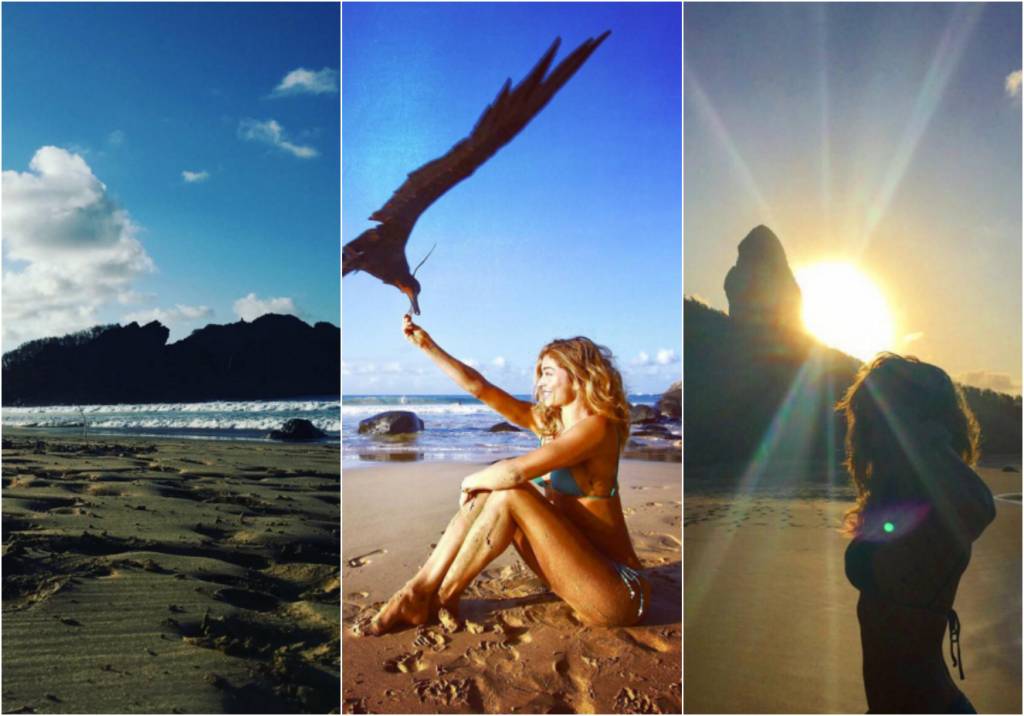 Viagem dos famosos: confira os cliques de Grazi Massafera em Fernando de Noronha