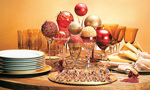 Decoração mesa de Natal Decoração mesa de Natal