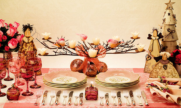 Decoração mesa de Natal