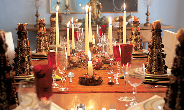 Decoração mesa de Natal Decoração mesa de Natal