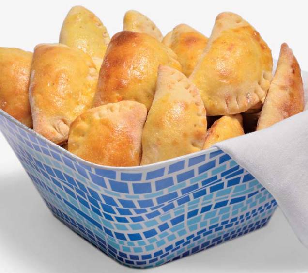 Pastel assado de brócolis e cenoura Pastel assado de brócolis e cenoura