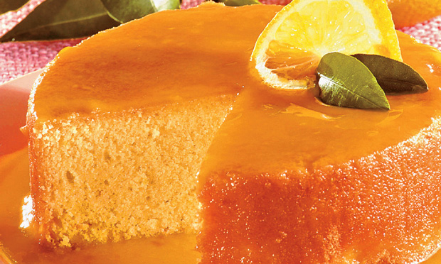 Bolo cremoso de laranja Bolo cremoso de laranja