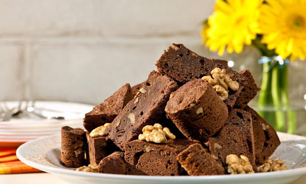 Brownie de chocolate e nozes, de Edu Guedes Brownie de chocolate e nozes, de Edu Guedes