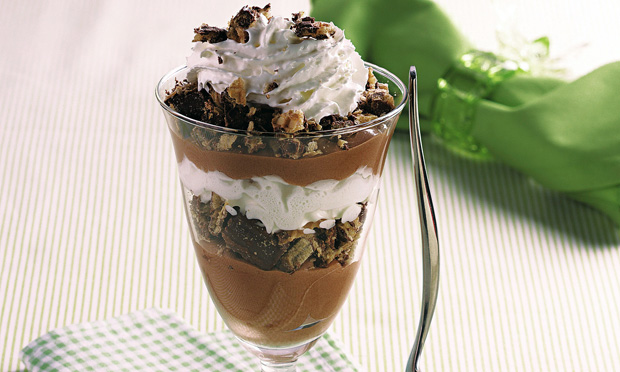 Creme de chocolate e café Creme de chocolate e café