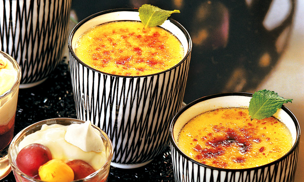 Creme de limão brulée Creme de limão brulée