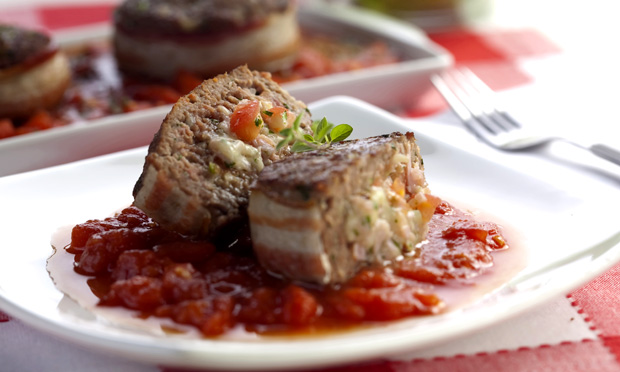 Medalhão com bacon Medalhão com bacon