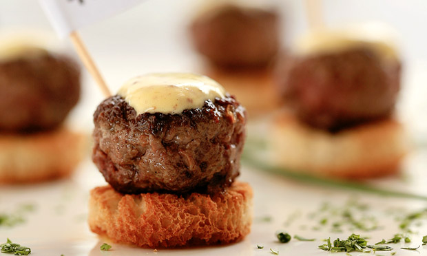 Minibúrguer de carne Minibúrguer de carne