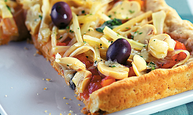 Pizza de hortaliças Pizza de hortaliças