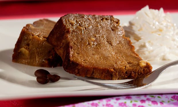 Pudim de pão com café Pudim de pão com café