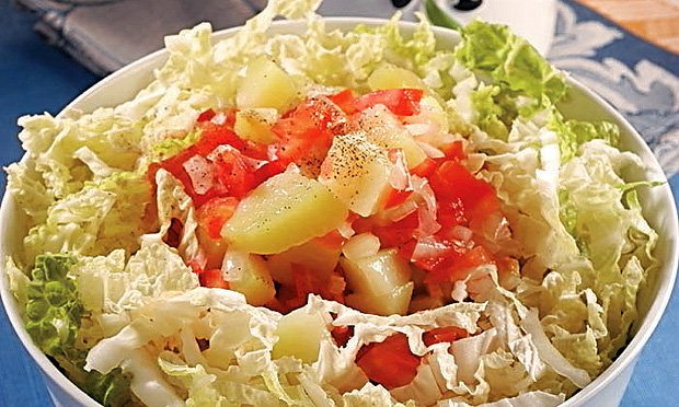 Salada de acelga com tomate Salada de acelga com tomate