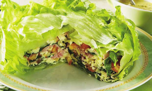 Salada em camadas Salada em camadas