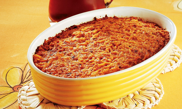 Torta de macarrão Torta de macarrão