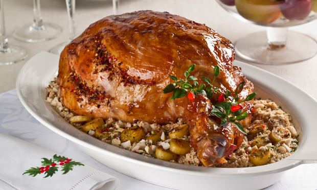 Pernil picante com farofa de banana: para quem gosta de pimenta! Pernil picante com farofa de banana: para quem gosta de pimenta!