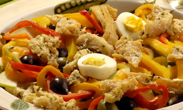 Salada de bacalhau