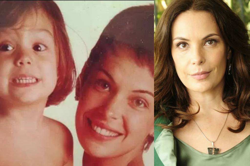 Filha de Carolina Ferraz está cada dia mais parecida com a mãe