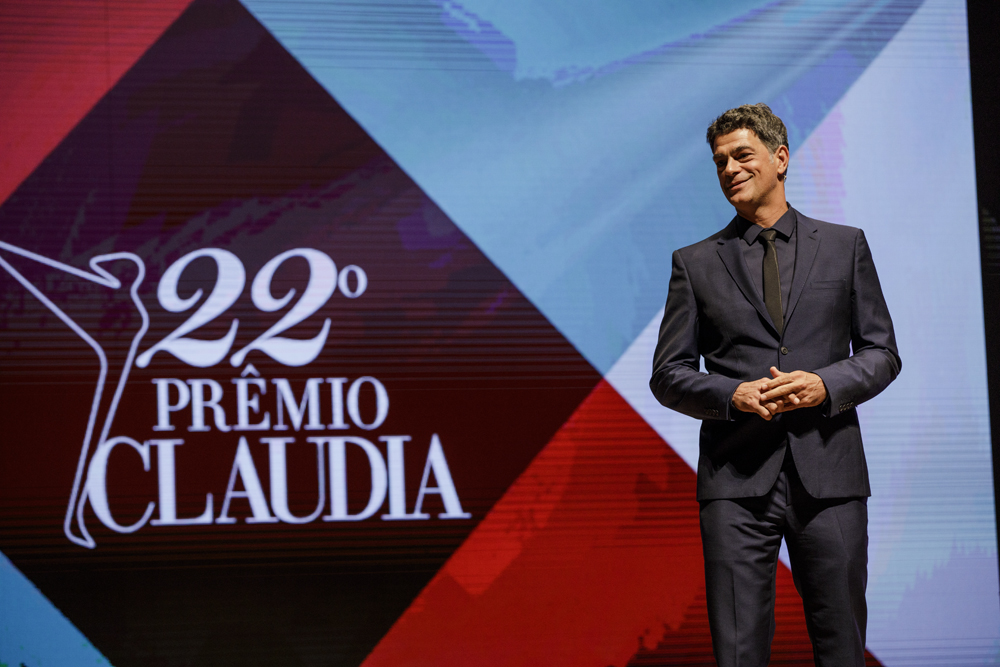 O ator Eduardo Moscovis foi o mestre de cerimônias