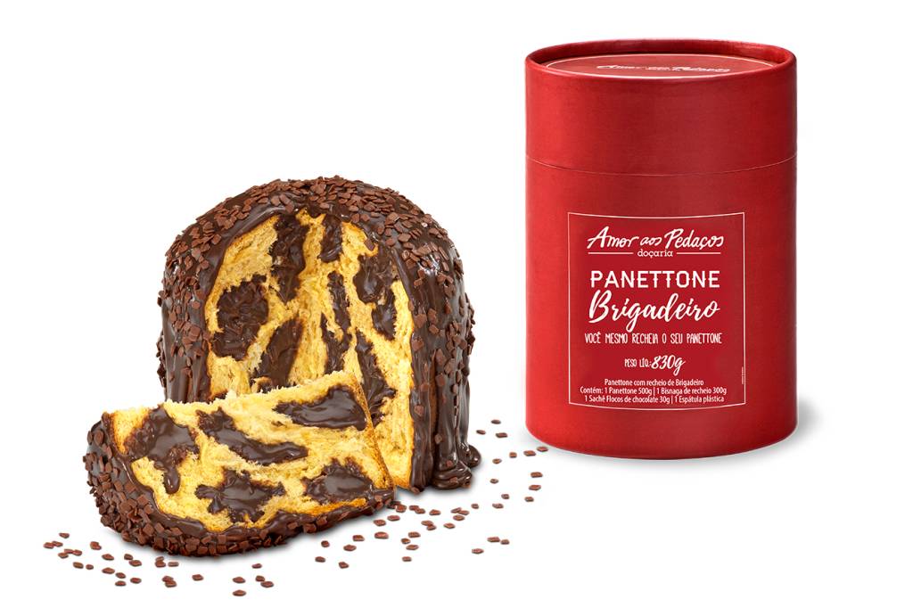 panettone brigadeiro amor aos pedaços