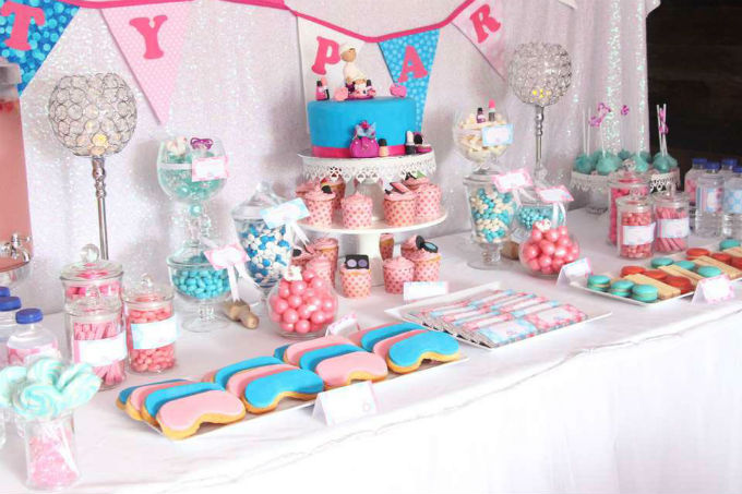 Festa infantil com tema SPA
