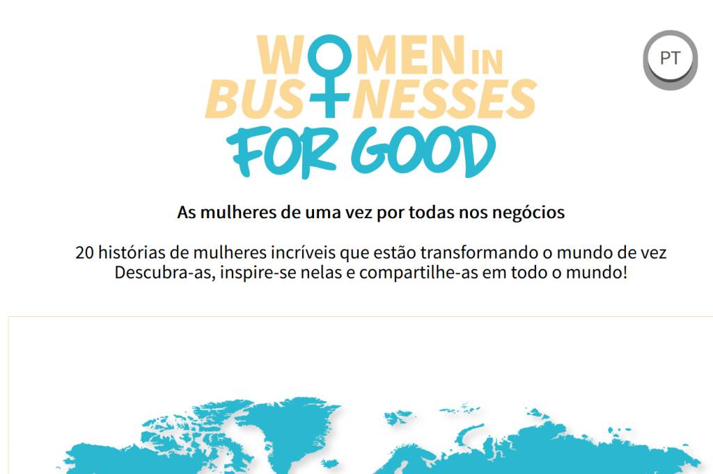 Mapa interativo mostra mulheres que transformam o mundo