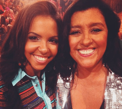 Nathalia Santos e Regina Casé