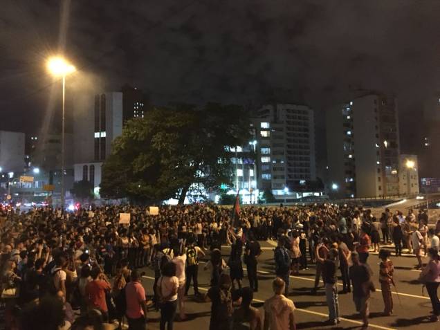Protesto contra a morte de Marielle Franco e Anderson Gomes, assassinados no Rio Protesto contra a morte de Marielle Franco e Anderson Gomes, assassinados no Rio