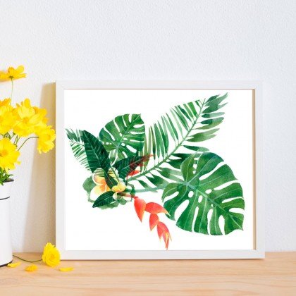quadro folhas quadro folhas