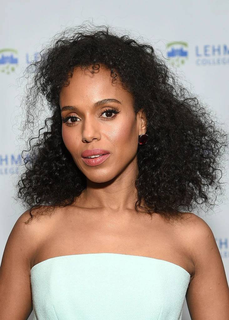 Kerry Washington long bob cacheado