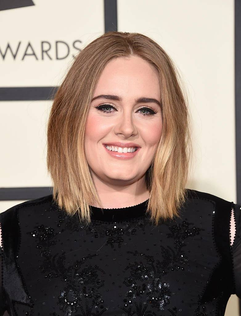 Adele long bob