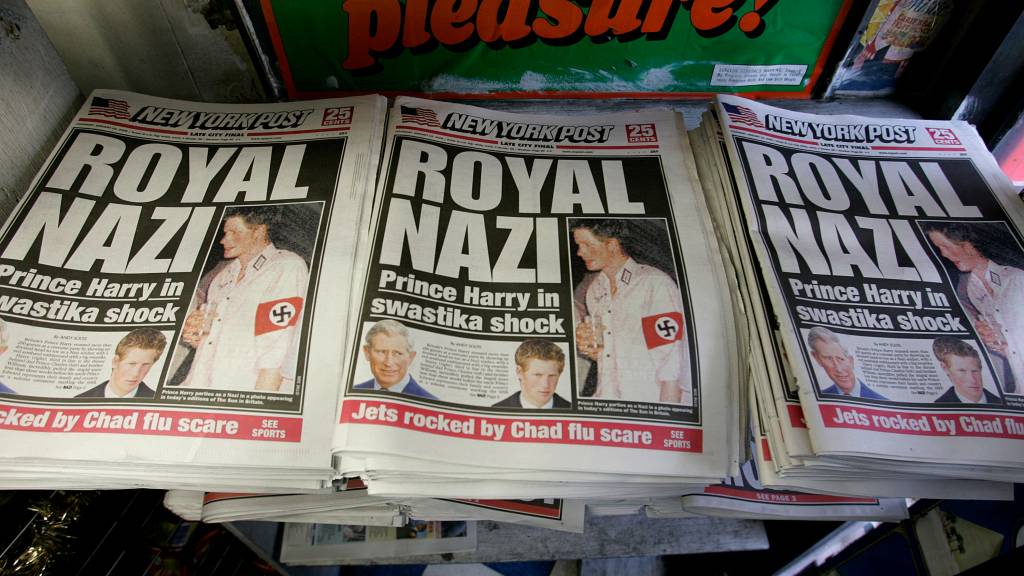 Prince Harry Wears A Nazi Uniform To Party Prince Harry Wears A Nazi Uniform To Party