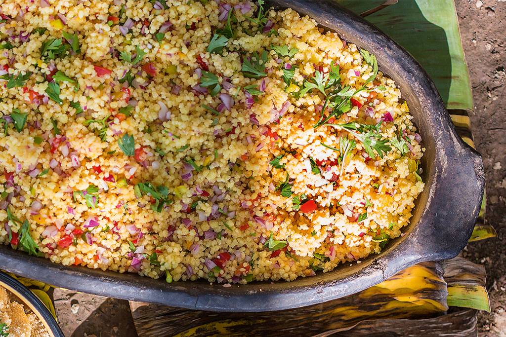 cuscuz de farinha d’água cuscuz de farinha d’água