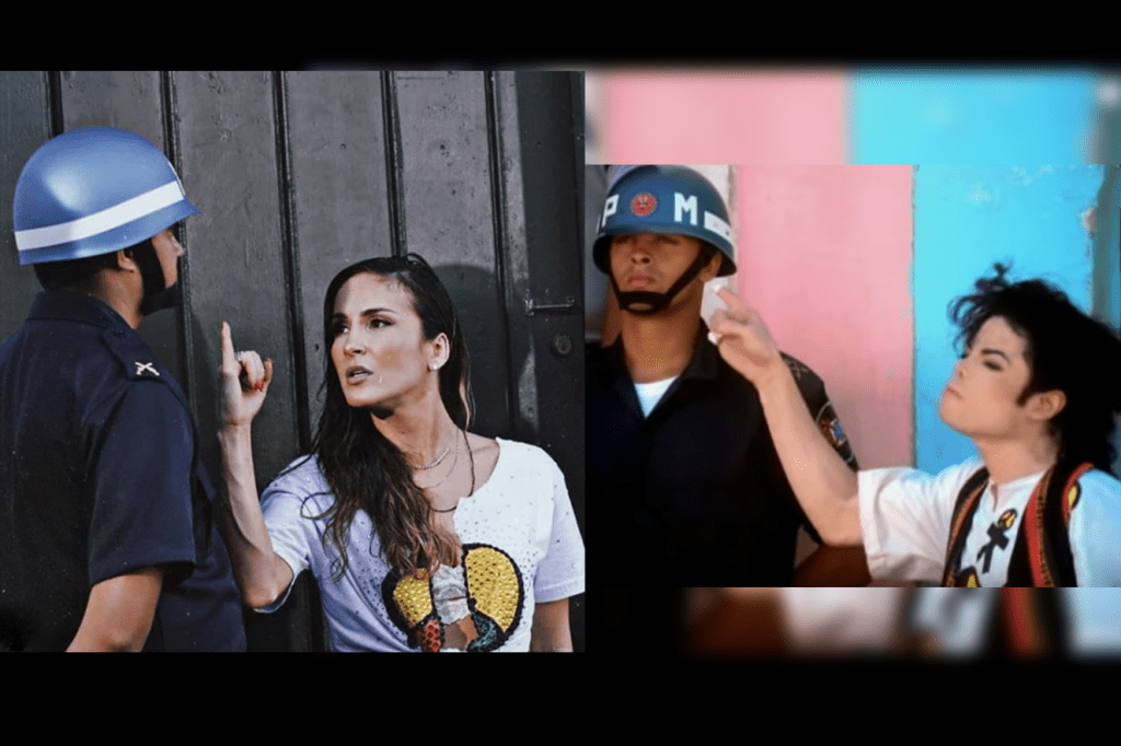 Claudia Leitte grava clipe no Pelourinho com referências a Michael Jackson