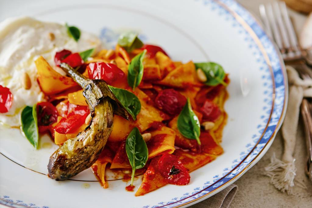 maltagliati alla norma maltagliati alla norma