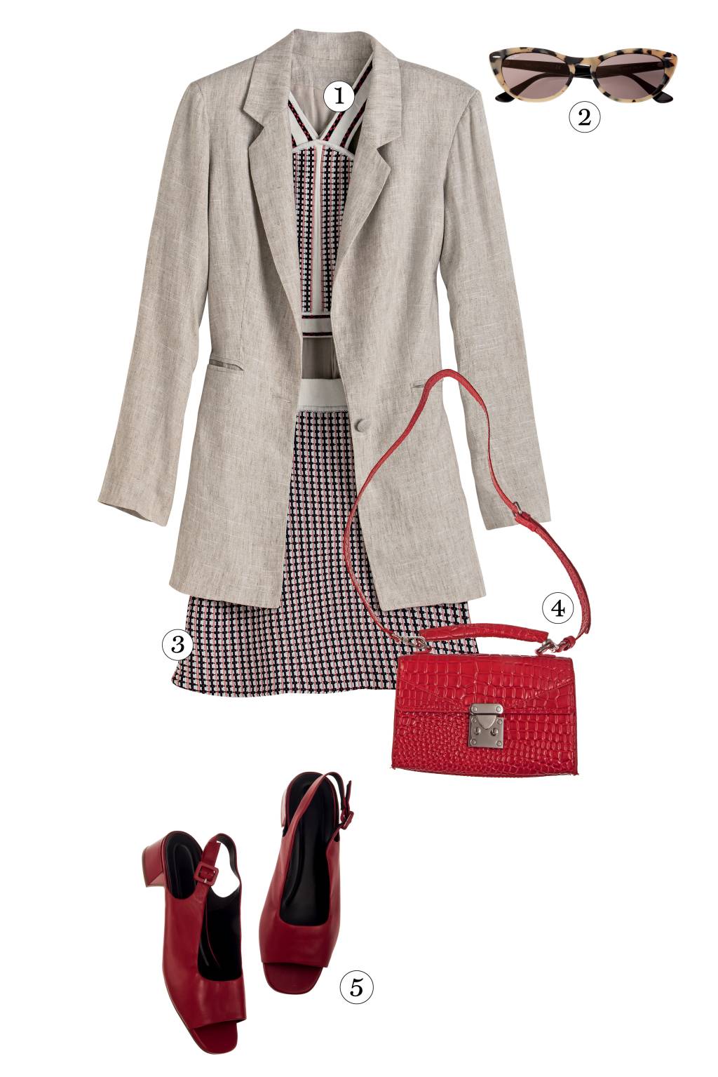 Blazer de linho Blazer de linho