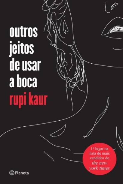 <strong><a href="https://www.saraiva.com.br/outros-jeitos-de-usar-a-boca-9417597.html?utm_source=rakuten&utm_medium=afiliados&pac_id=137879&utm_content=2116208&cdz=74679X1524629Xc20a2f39f8ee33e9115d8ce858511856ranMID=42034&ranEAID=2116208&ranSiteID=TnL5HPStwNw-4jMUahKSS8RuZYQRfTNYjA">Outros jeitos de usar a boca</a></strong>, Rupi Kaur, Editora Planeta, R$ 35,90 | Sinopse: Outros jeitos de usar a boca é um livro de poemas sobre a sobrevivência. Sobre a experiência de violência, o abuso, o amor, a perda e a feminilidade. O volume é dividido em quatro partes, e cada uma delas serve a um propósito diferente. Lida com um tipo diferente de dor. Cura uma mágoa diferente. Outros jeitos de usar a boca transporta o leitor por uma jornada pelos momentos mais amargos da vida e encontra uma maneira de tirar delicadeza deles. Publicado inicialmente de forma independente por Rupi Kaur, poeta, artista plástica e performer canadense nascida na Índia e que também assina as ilustrações presentes neste volume , o livro se tornou o maior fenômeno do gênero nos últimos anos nos Estados Unidos, com mais de 1 milhão de exemplares vendidos.