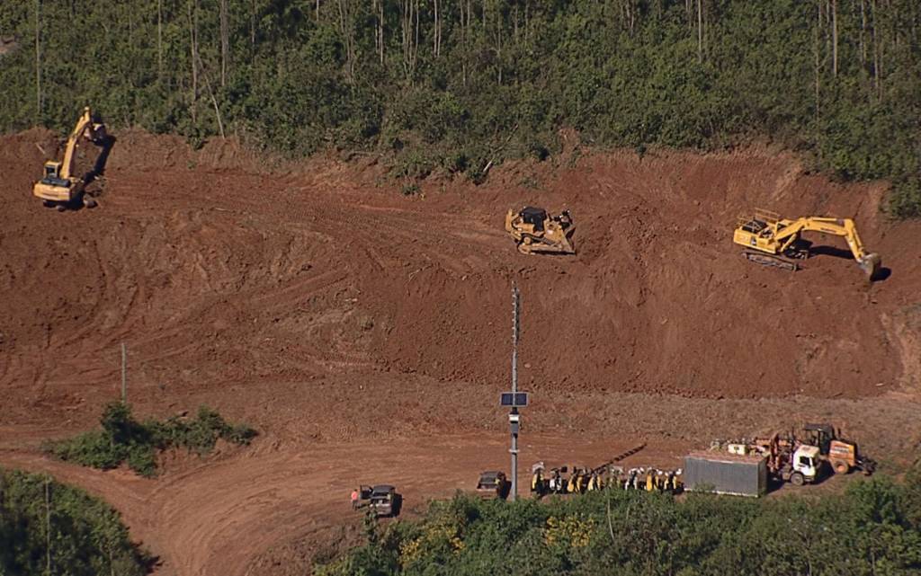 Obras da Vale, em Barão de Cocais Obras da Vale, em Barão de Cocais