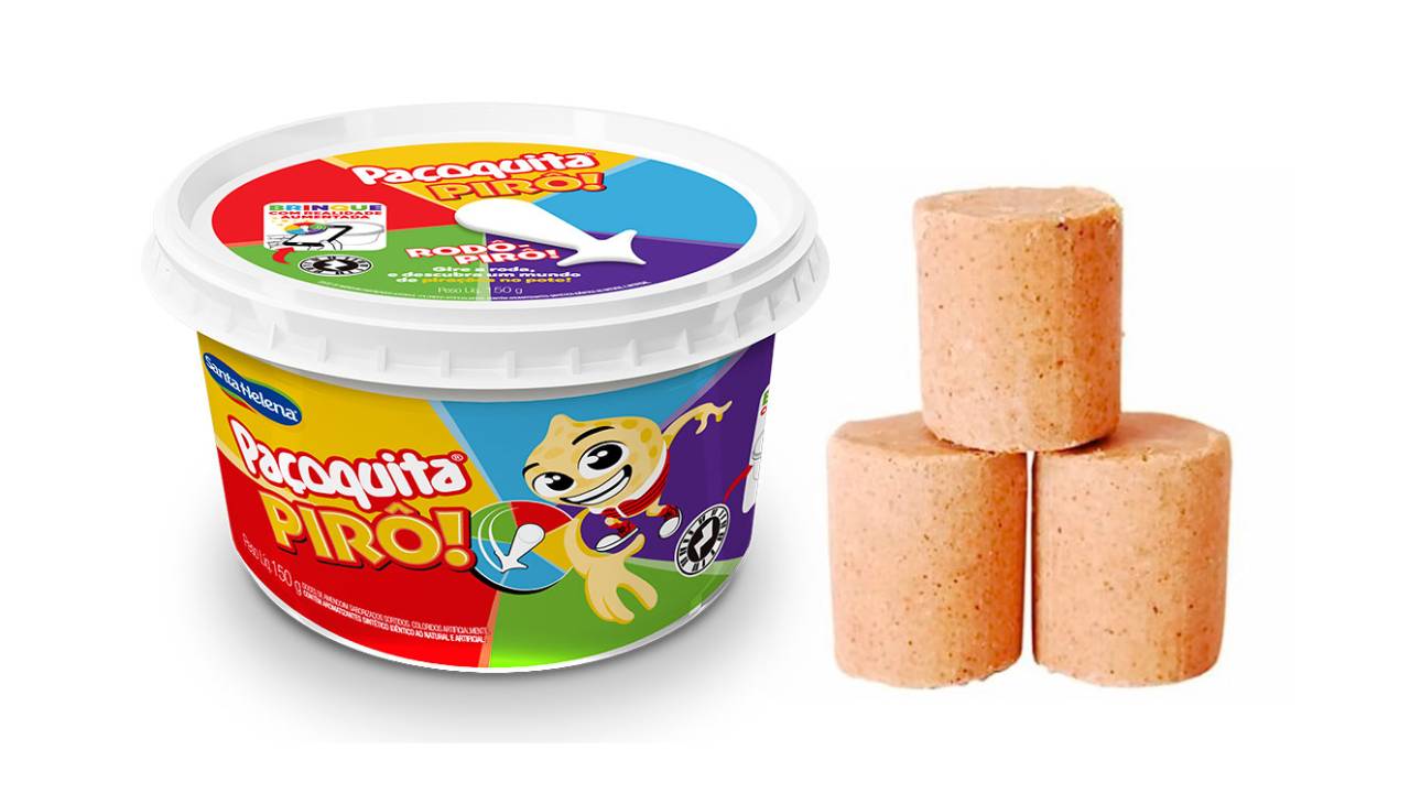 Paçoquita piro sabores diferentes