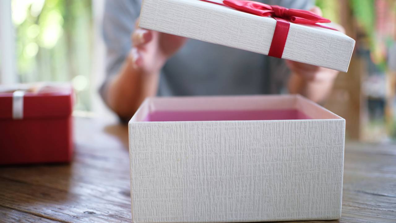 caixa de presente de dia das mães