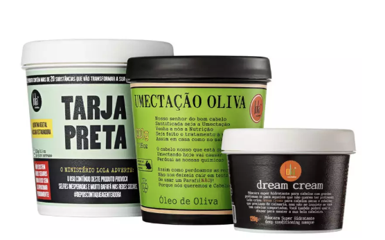 Kit Lola Cosmetics Cronograma Capilar Poderoso (3 Produtos)