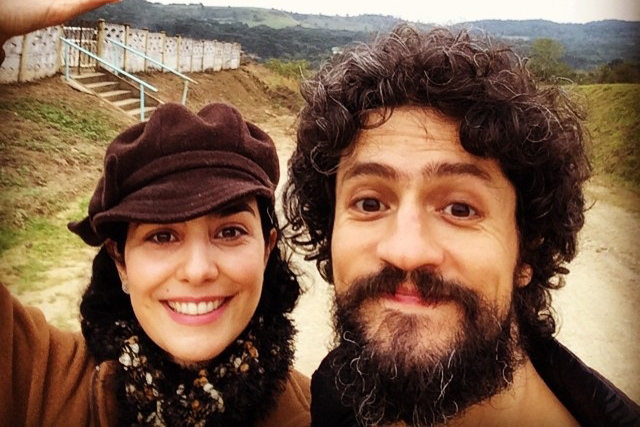 Letícia Sabatella e ex-marido, Fernando Alves Pinto