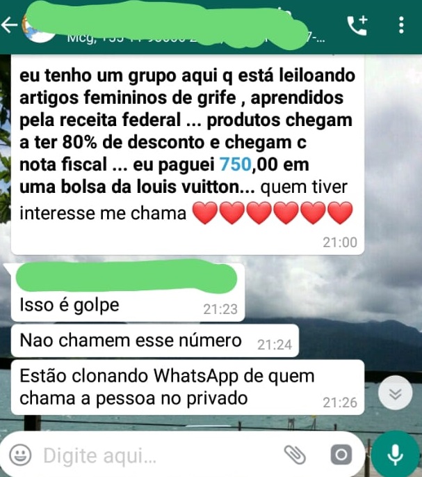 Print Golpe no WhatsApp Print Golpe no WhatsApp