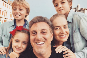 Luciano Huck, Angélica e família