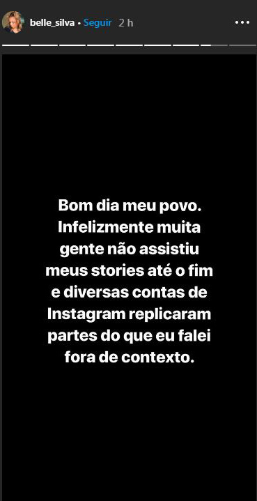 Belle Silva comenta morte de blogueira Belle Silva comenta morte de blogueira