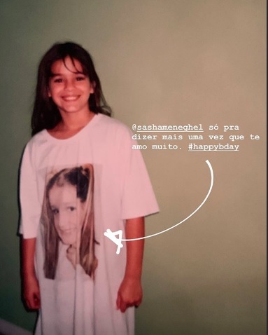 Bruna Marquezine parabelizou Sasha no instagram Bruna Marquezine parabelizou Sasha no instagram