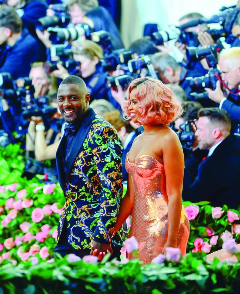 Idris Elba com a espsoa Sabrina Dhowre Idris Elba com a espsoa Sabrina Dhowre