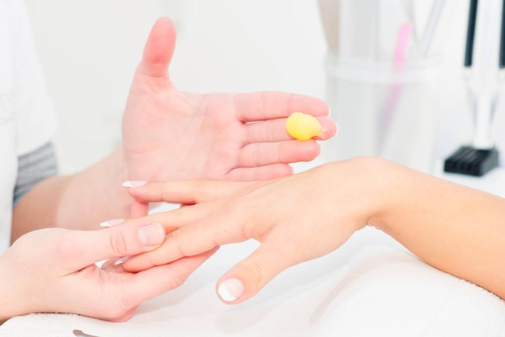 Esfoliação das unhas Esfoliação das unhas